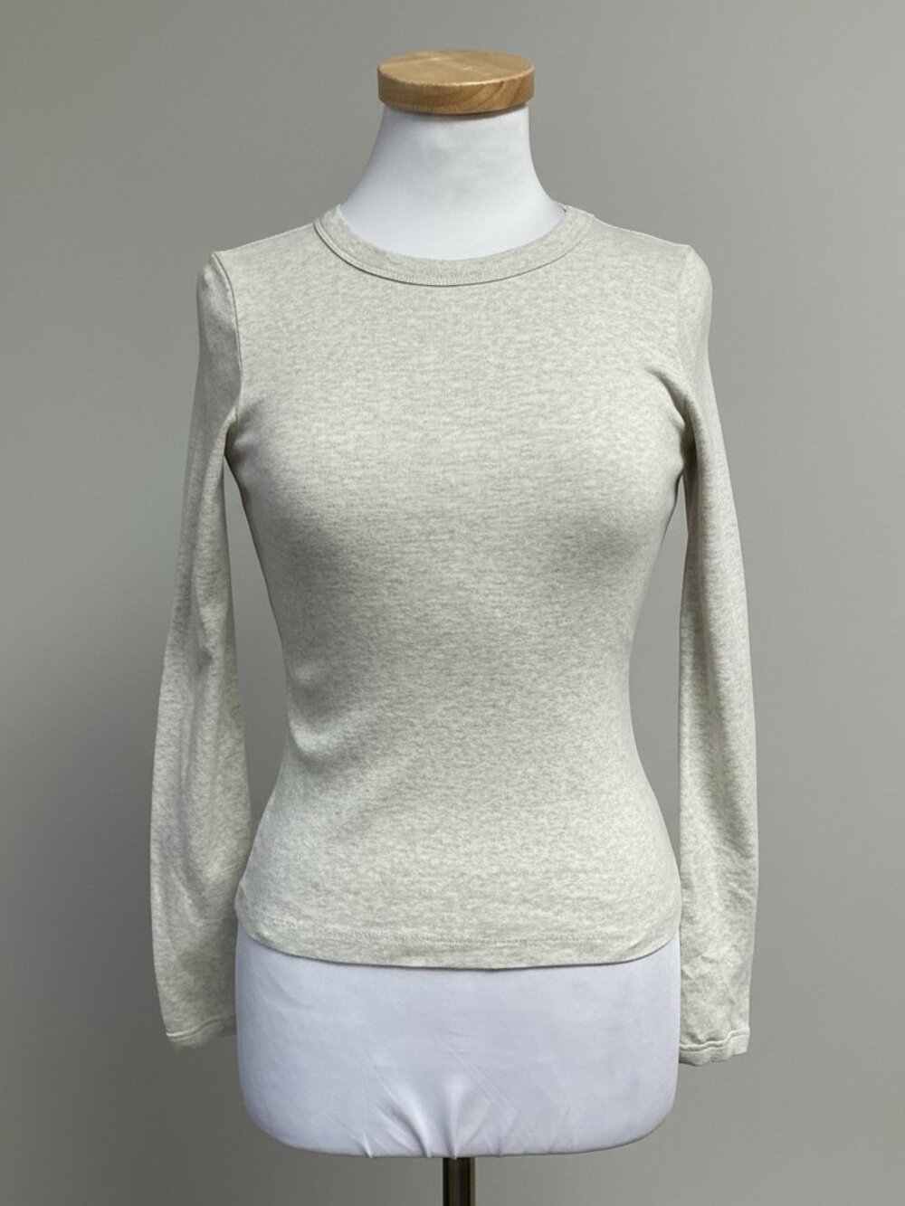 Flore Flore gray long sleeve Max tee, size S, LIKE NEW!